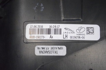 JAGUAR F-PACE 2016 LEVÝ STRANA SVĚTLA ZADNÍ KRYT KUFRU