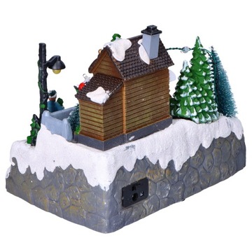 Miasteczko świąteczne LED Domek przy strumyku 3 wz