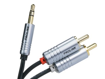 Prolink Futura Slim | mini jack/2x RCA | 1,5m