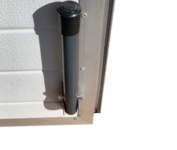 СТОЙКА ЗАПОРНАЯ НОЖКА ДЛЯ ЗАМКА ДВЕРНЫХ ВОРОТ 25X300 АНТРАЦИТ