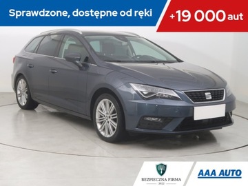 Seat Leon III ST Facelifting 1.5 EcoTSI 150KM 2019 Seat Leon 1.5 TSI, Salon Polska, Skóra, Klima