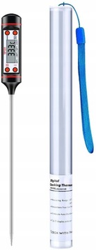 TERMOMETR KUCHENNY CYFROWY LCD SONDA MIĘSA WINA