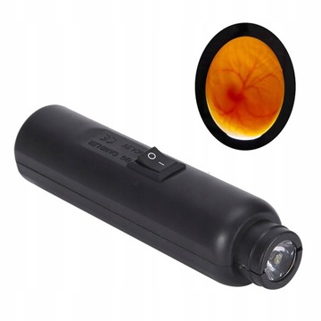 PRZEŚWIETLARKA LED DO JAJ OWOSKOP TESTER ZESTAW