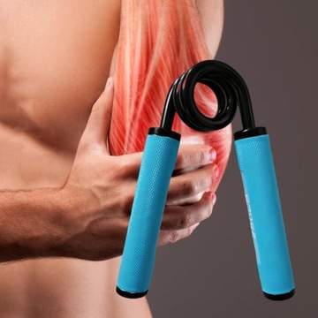 Тренажер для пальцев Противоскользящее усиление рукоятки Сила захвата Синий 250 фунтов