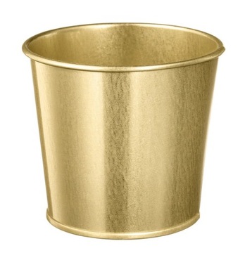 IKEA DAIDAI - osłonka doniczki kolor mosiądzu 9 cm