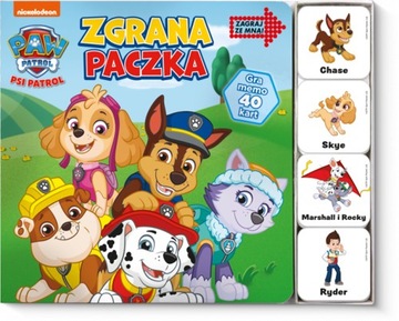 KSIĄŻKA PSI PATROL ZGRANA PACZKA + GRA MEMOS