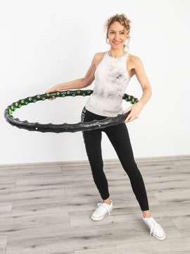 Хула-хоп с массажером для похудения и шариками