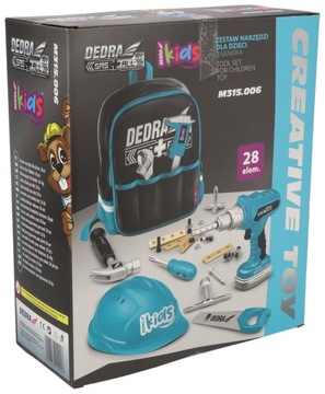 Креативная ИГРУШКА DEDRA Kids Рюкзак Набор инструментов для отверток для РЕБЕНКА