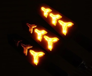 ПОВОРОТНИКИ 12x LED ДИНАМИЧЕСКИЕ ПЛАВАЮЩИЕ 4шт.