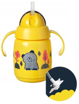Tommee Tippee Кружка для воды С ВЕСОВОЙ СОЛОМОЙ 300мл
