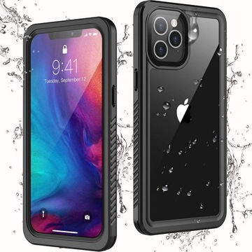Etui wodoodporne wodoszczelne pancerne IP68 360° Case do iPhone 11 Pro Max