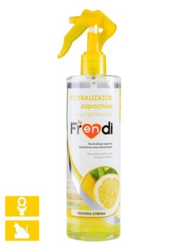 BE FRENDI Neutralizator Zapachów Łazienkowych Odzwierzęcych cytrynowy 400ml