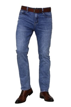 SPODNIE MĘSKIE JEANS REGULAR W39 L32 PAS 102-104