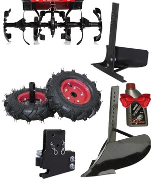 Бензиновый культиватор HORTMASZ 196 см3 84 см 24 ножа для прополки + АКСЕССУАРЫ