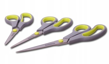 НОЖНИЦЫ КАНИСТОРСКИЕ, ОСТРЫЕ, НАБОР 3 ШТ.