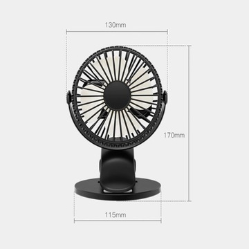 МИНИ USB-ВЕНТИЛЯТОР БЕСПРОВОДНОЙ НАСТОЛЬНЫЙ ВЕНТИЛЯТОР 1200МА АККУМУЛЯТОР