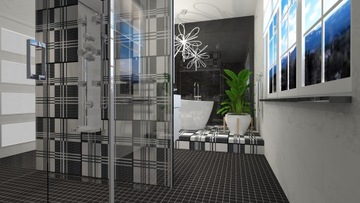 Профессиональный дизайн ванной комнаты - 3D-визуализация