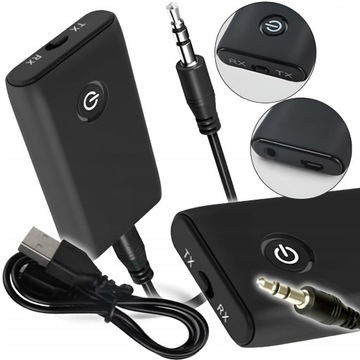 Transmiter Odbiornik Nadajnik Adapter Audio Bluetooth 5.0 AUX TT-BA07