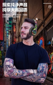 Светящиеся Bluetooth-наушники Беспроводные наушники-вкладыши Graffiti