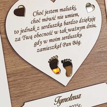 БОЛЬШАЯ КАРКАС Благодарность крестному отцу за Крещение