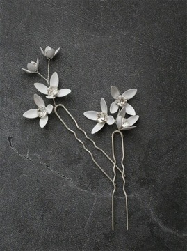 Свадебные аксессуары Заколки для волос с белыми цветами