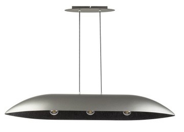SIGMA Nowoczesna lampa LED Gondola L srebrny/czarny LED
