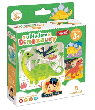 CzuCzu Puzzle Układam Dinozaury 45 el. 3+