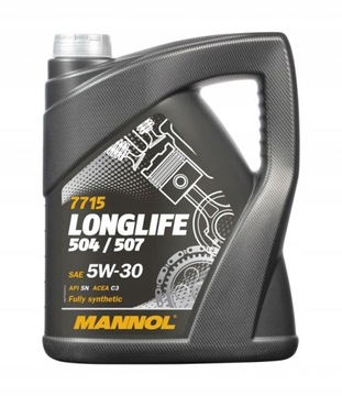 MANNOL 5W30 6L C3 DPF 504/507 C3 MB BMW GERMANY