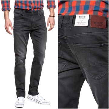 Męskie spodnie jeansowe dopasowane Mustang OREGON TAPERED W32 L34