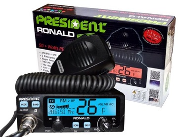 PRESIDENT RONALD AM/FM 50W 10/12M radiot amatorski