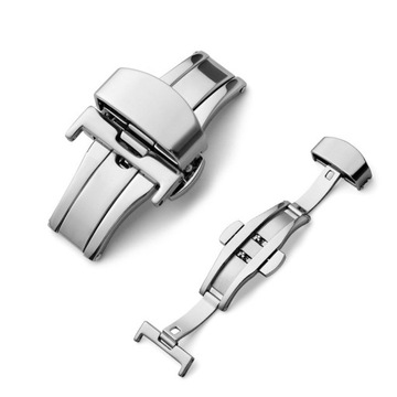 KLAMRA ZAPIĘCIE MOTYLKOWE DO PASKA DO ZEGARKA 22MM