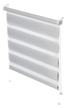 Roleta dzień noc szara 42,5 x 150 cm