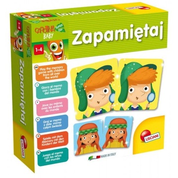 LISCIANI KAROTKA BABY GRA EDUKACYJNA ZAPAMIĘTAJ