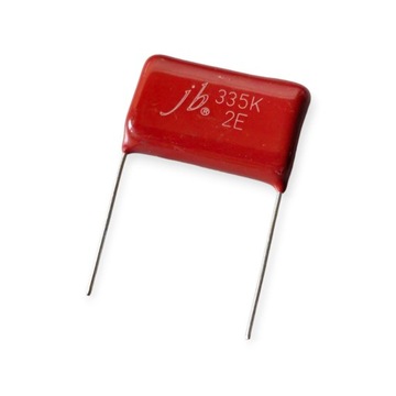 ПОЛИЭФИРНЫЙ КОНДЕНСАТОР 3,3 мкФ, 250 В ПОСТ. Т. R-27,5 ММ