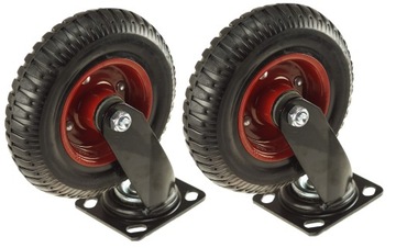 2X KOŁO DO WÓZKA SKRĘTNE PLATFORMY OBROTOWE 200 x 50 MM KÓŁKO 235KG ŁOŻYSKO