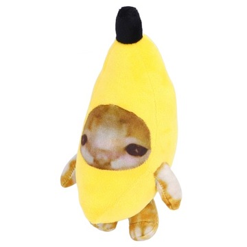 Банановая кошка, плюшевая игрушка, универсальная, забавная
