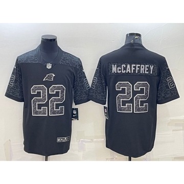 Koszulka męska 2023NFL Carolina Panthers Christian McCaffrey Negro Limited