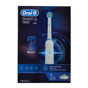 Зубная щетка Oral-B Smart 4 4000 БЕЛЫЙ Bluetooth