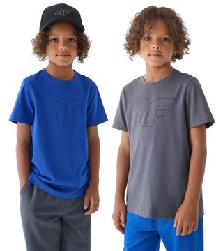 KOSZULKA CHŁOPIĘCA 4F T-SHIRT DZIECIĘCY 2SZT. 134