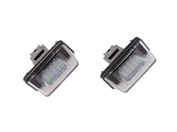 LAMPY OŚWIETLENIE REJESTRACJI LED Peugeot 206 207 306 406 407 5008 Partner
