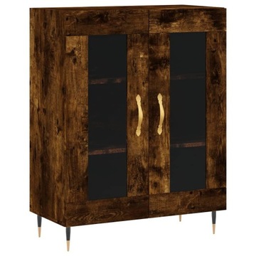 Kredens VidaXL odcienie brązu 34 x 69,5 x 90 cm