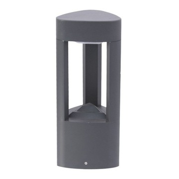 Lampa zewnętrzna trójkątny słupek ogrodowy 30cm