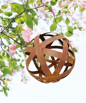 Декоративный шар в деревенском стиле 40 см - садовая терраса