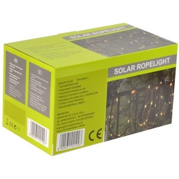 SZNUR JUTOWY 4,5M Z 60 LAMPKAMI LED