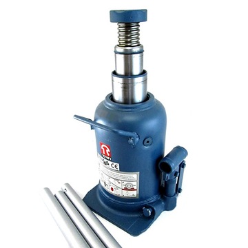 PODNOŚNIK SŁUPKOWY BUTELKOWY DWUSTOPNIOWY 10T 210-520MM LEWAREK TORIN