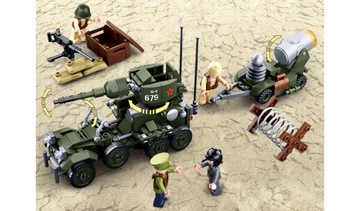 БЛОКИ АРМИЯ ТАНК САМОХОДКА ДЖИП ВОЕННАЯ ТЕХНИКА LEGO ОРУЖИЕ