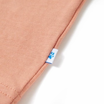 vidaXL Dziecięca koszulka bez rękawów, jasny pomarańcz, 116