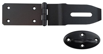 WRZECIĄDZ SKOBEL ZAMKNIĘCIE DRZWI BRAM SKRZYŃ 45x170 CZARNY