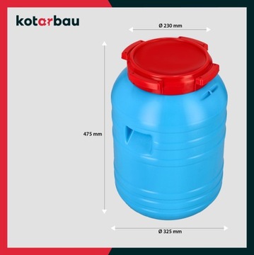 BECZKA DO KISZENIA PEKLOWANIA KAPUSTY OGÓRKÓW PLASTIKOWA PCV 30L POJEMNIK