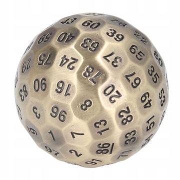 ЛАТУННЫЕ КОСТИ DICE D100 RPG + КЕЙС